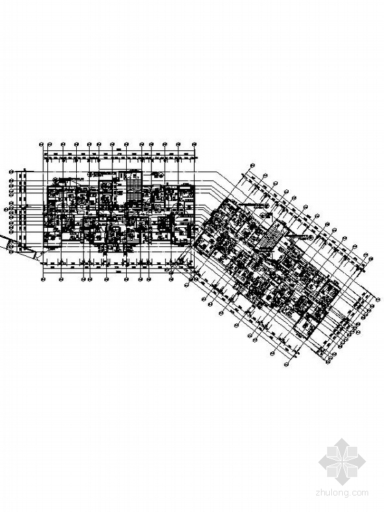 28层新古典风格商住楼建筑设计施工图（2015年6月图纸 推荐参考）-28层新古典风格商住楼建筑平面图