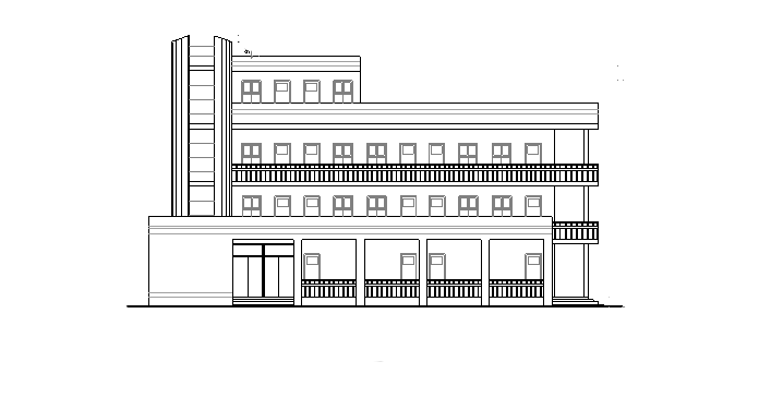 3层小学施工图资料下载-一套四层小学教学楼施工图