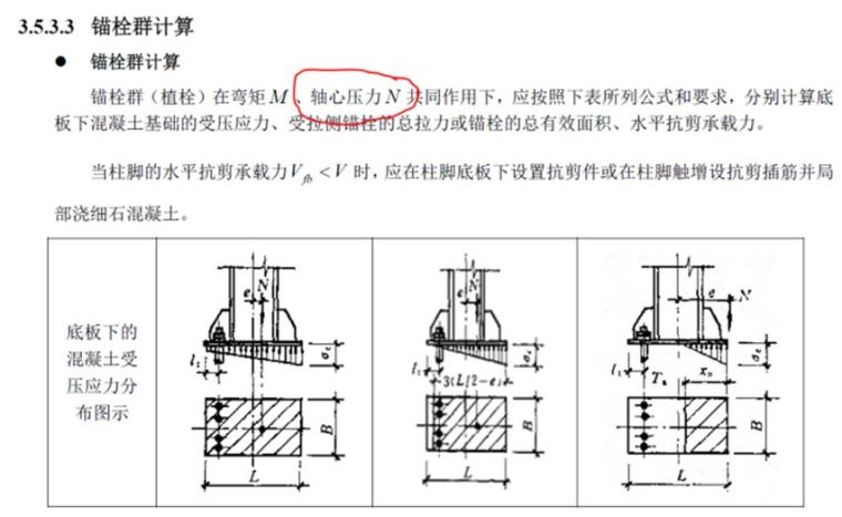 关于受拉钢柱的外露刚接柱脚地脚螺栓计算_1