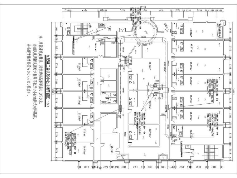 [河南]酒吧洗浴中心排烟图-酒吧洗浴中心三层排烟图-Model.jpg