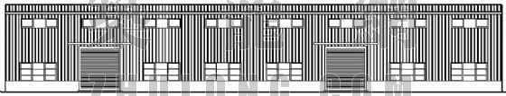 钢结构跨度建筑施工图资料下载-某钢结构厂房建筑施工图纸