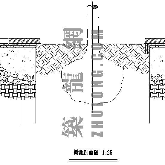 混凝土树池大样图资料下载-树池大样图