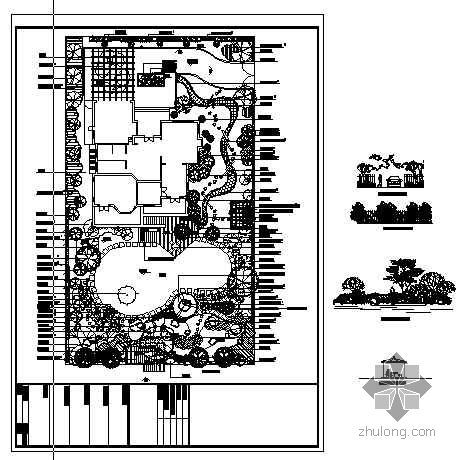别墅弧形景观设计资料下载-别墅花园景观设计