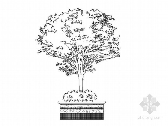 sketchup圆形树池资料下载-圆形树池施工详图