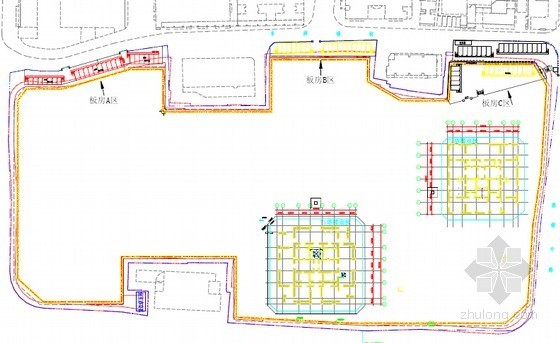 办公生活区临建图纸资料下载-[湖南]超高层综合商业塔楼施工临建布置方案