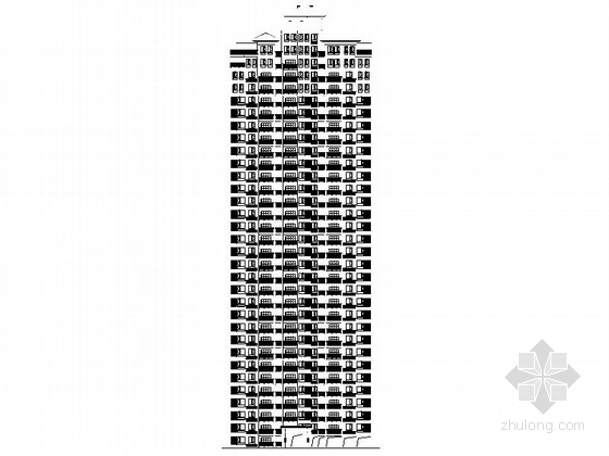 地中海风格建筑设计资料下载-[四川]高层地中海风格住宅区规划设计施工图（含结施 效果图）