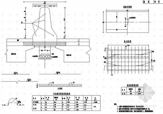空心板桥上部盖板节点详图设计