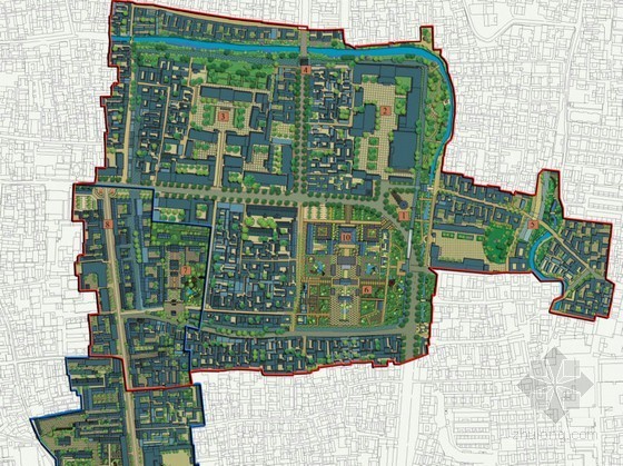 创意文化街区规划设计资料下载-[河北]县城历史文化街区保护与整治规划方案