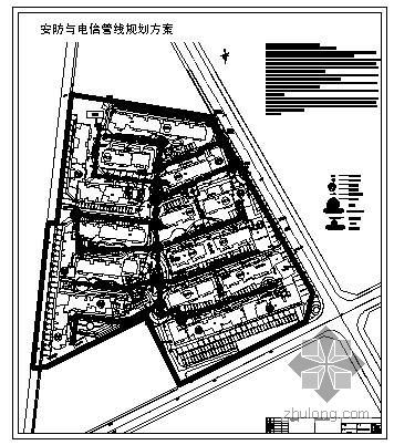 室外弱电管道穿墙资料下载-小区室外弱电管网设计图纸