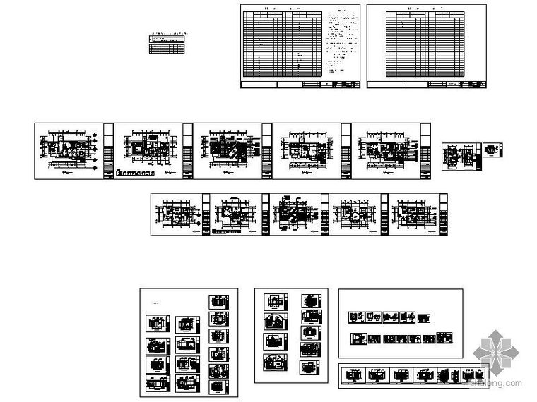 东南亚风格别墅施工图_4