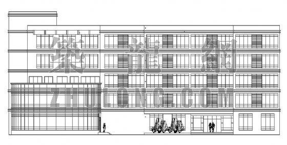 广西毕业设计建筑图资料下载-（用于毕业设计）一套综合楼建筑图