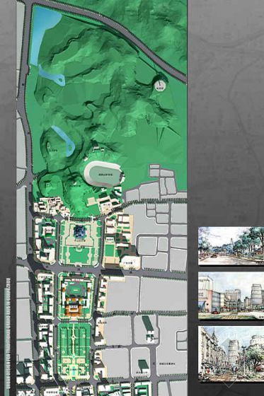 国外沿海岛屿城市设计方案资料下载-广州传统中轴线城市设计方案