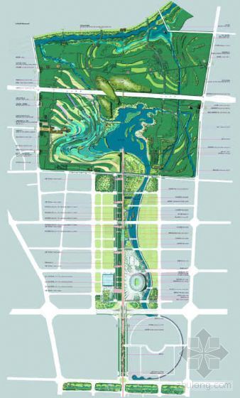 森林公园设计方案实例资料下载-景观公司奥运森林公园设计方案