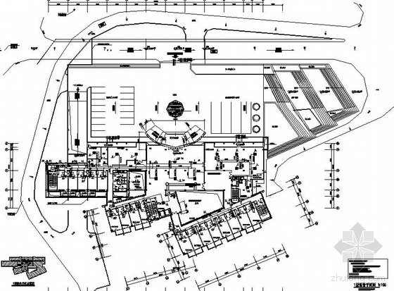 游客接待中心工程资料下载-重庆某接待中心空调图