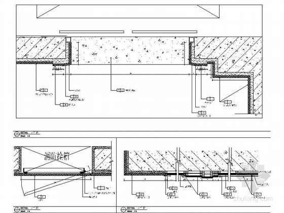 [福州]知名房地产开发商设计公共空间室内施工图立面图
