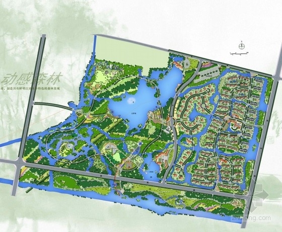 劳山森林公园大门资料下载-[张家港]生态森林公园景观规划设计方案文本
