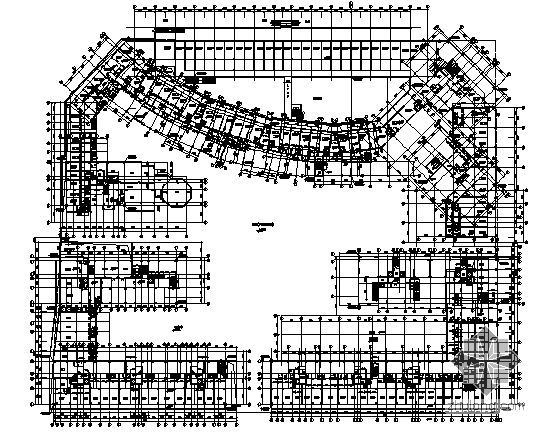 西北和平住宅资料下载-[深圳市宝安区]某小区住宅楼群总体建筑设计方案图