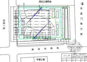 钢框木模板的CAD配板图资料下载-北京某高层通信综合楼施工组织设计