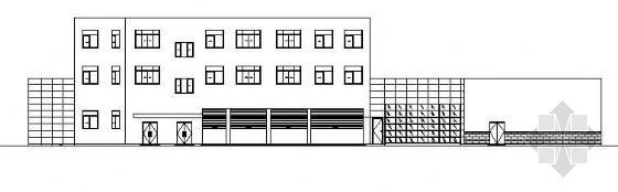 汽车专卖店建筑图纸资料下载-某市汽车专卖店建筑方案图