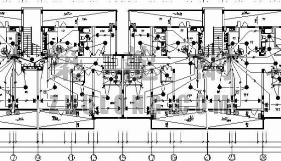 某多层住宅电气图纸资料下载-某多层住宅电气全套施工图