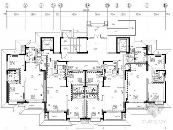 防排烟工程CAD系统图资料下载-[北京]住宅改造安置工程采暖通风防排烟系统设计施工图（详图多）