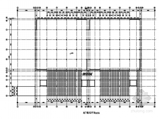 [河南]四层中央直属储备冷冻库建筑施工图（甲级设计院 推荐参考）-四层中央直属储备冷冻库建筑平面图