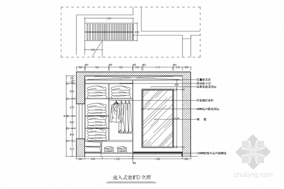 欧式别墅室内设计施工图（含效果图） 立面图