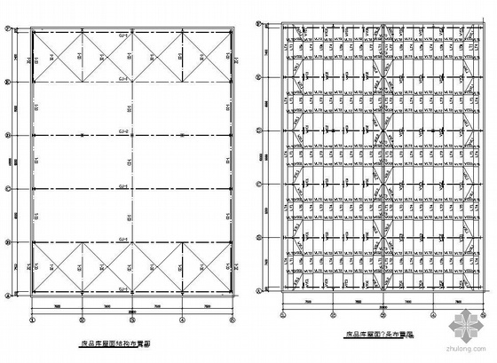 某20m和30m跨门式刚架库房结构施工图-3
