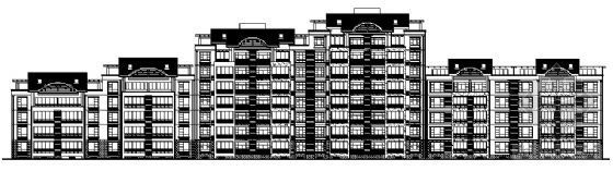 9栋楼住宅小区建筑施工图资料下载-山西某住宅小区4栋住宅楼建筑结构施工图