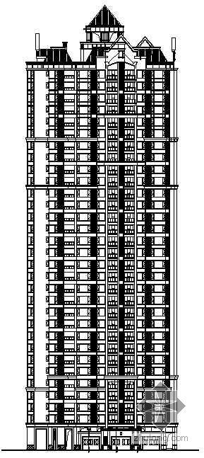 公厕建筑结构施工图资料下载-[重庆]某高档住宅小区楼群组团建筑结构施工图（5栋）