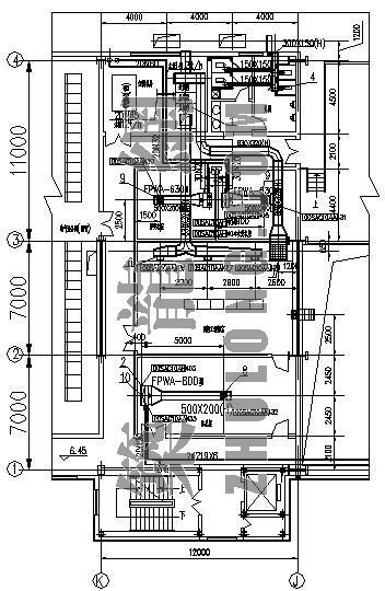 电厂设计图资料下载-浙江某电厂集控楼空调设计图
