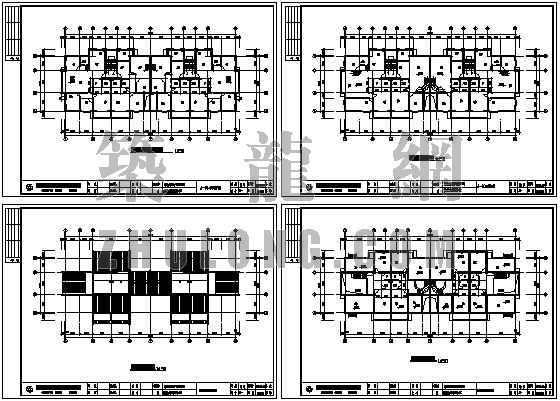 住宅装修设计平面图资料下载-温州某住宅小区设计平面图