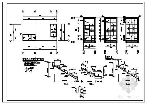 出屋面楼梯间结构设计资料下载-某砌体住宅结构设计图