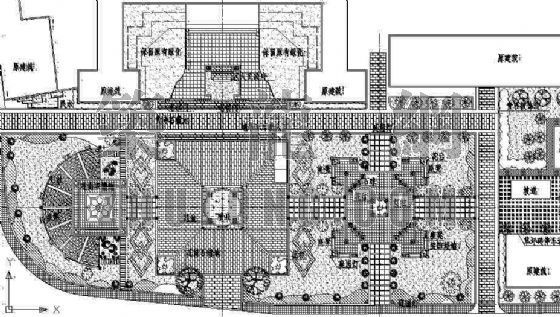 24米梯形钢屋架图资料下载-广场施工图