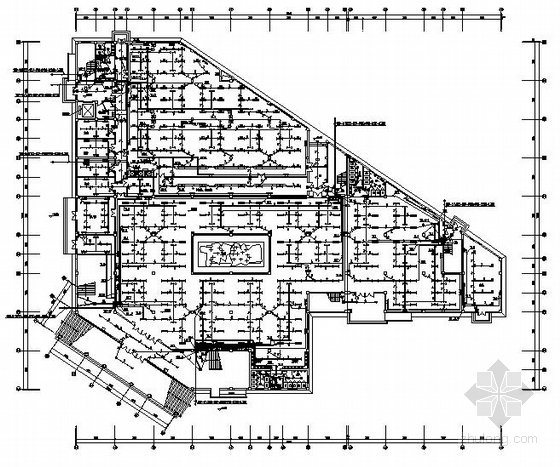 温州某三层建筑施工图资料下载-温州某高级中学三层食堂电气施工图