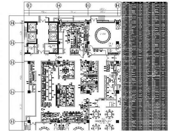 员工餐厅厨房CAD资料下载-[西安]著名全球连锁奢华欧式酒店厨房装修施工图