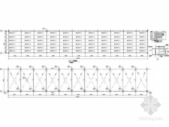 钢桁架带式输送机栈桥结构施工图资料下载-汽车装车带式输送机栈桥结构施工图