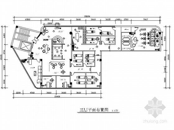 体验中心cad资料下载-[四川]某时尚美容美体体验中心室内装修施工图（含效果）