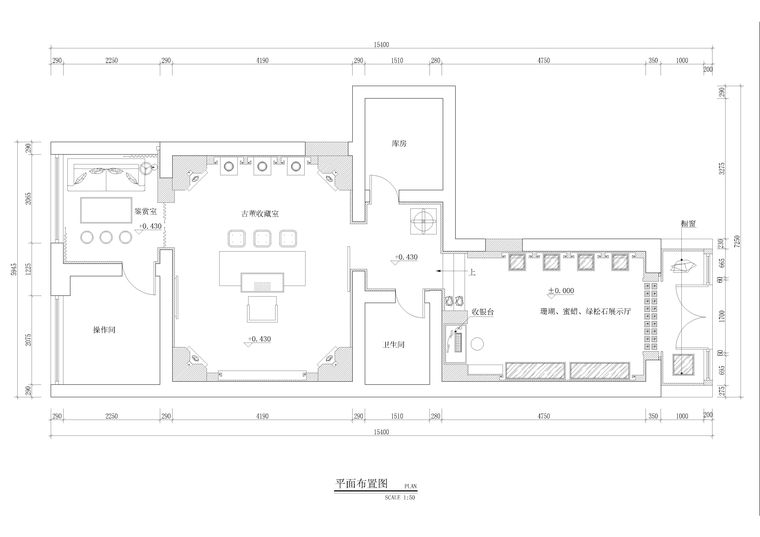 阿森设计--古格天韵藏传文玩珠宝展示中心室内实景效果图-25