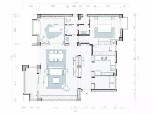 室内设计|寻常户型的16个设计方案_11