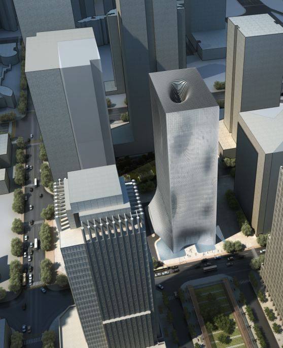 建筑设计技术文本资料下载-多栋现代风格超高层创业办公大厦建筑设计方案文本