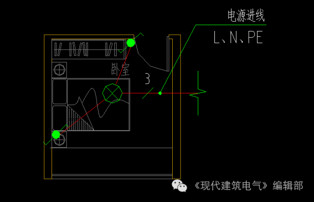详解电气照明平面图如何确定导线根数-2.png