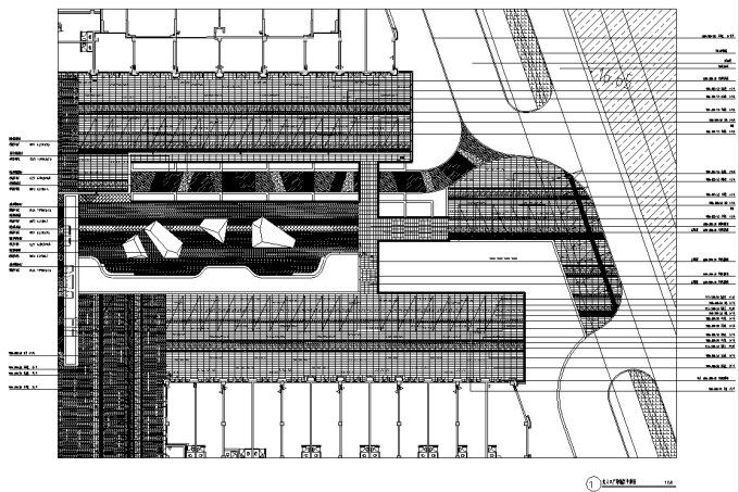 坡道天桥施工图资料下载-[江苏]新古典主义特色商业街景观设计图纸（方案+施工图+PDF施工图）