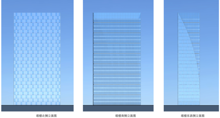 [江西]华东院商业综合体规划设计文本（含全专业超详细施工图）-塔楼立面图