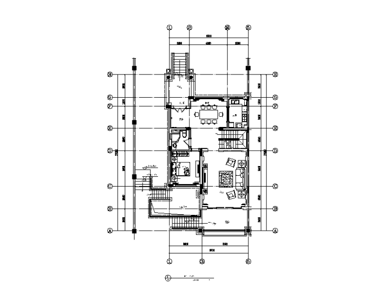 古典风格别墅资料下载-旅游度假区欧式风格别墅样板房设计CAD施工图（含效果图）