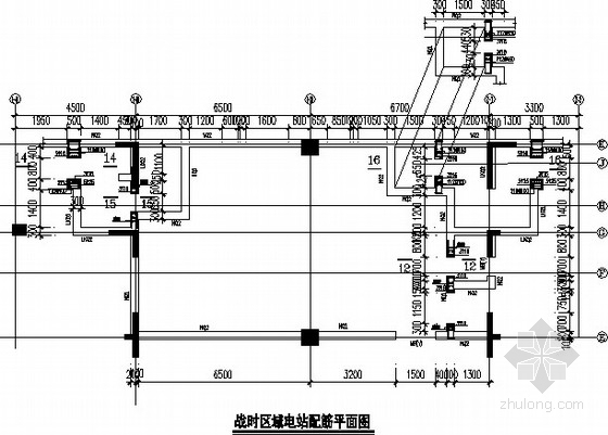 大型商场地下人防结构施工图- 