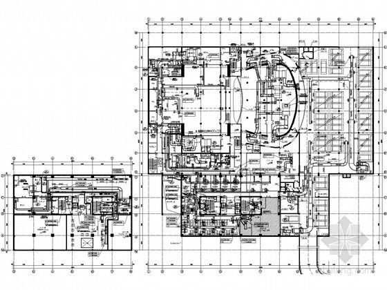 人防入口结构设计资料下载-[黑龙江]传媒中心暖通空调设计全套施工图(含焓湿图、人防)