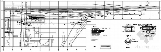 管道穿越铁路套管资料下载-某工程给水管道穿铁路图纸