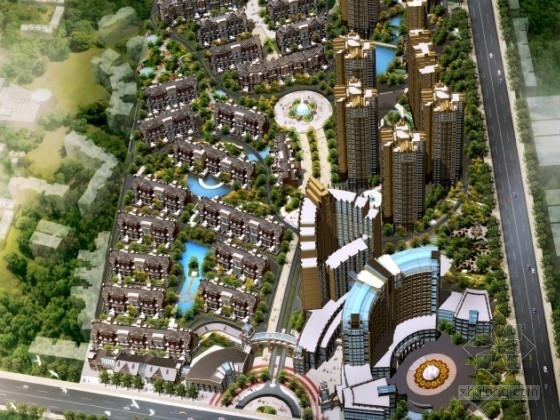重庆小区规划文本资料下载-[重庆]某住宅小区规划及单体设计方案文本