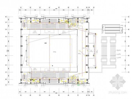 体育馆CAD弱电资料下载-[甘肃]小型综合体育馆强弱电系统施工图纸